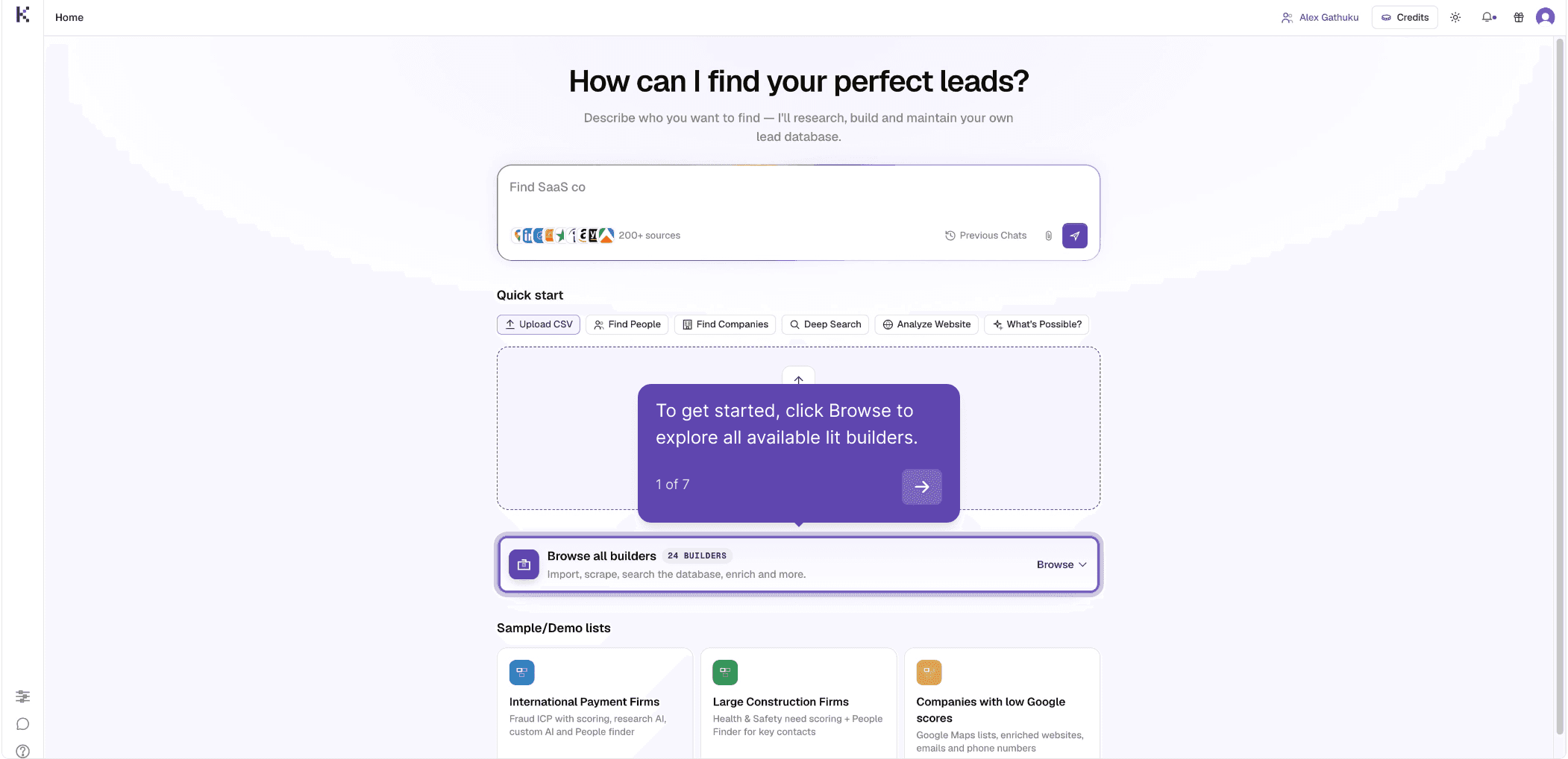 Deep Search in Kuration, seeded from a known company to find similar ones