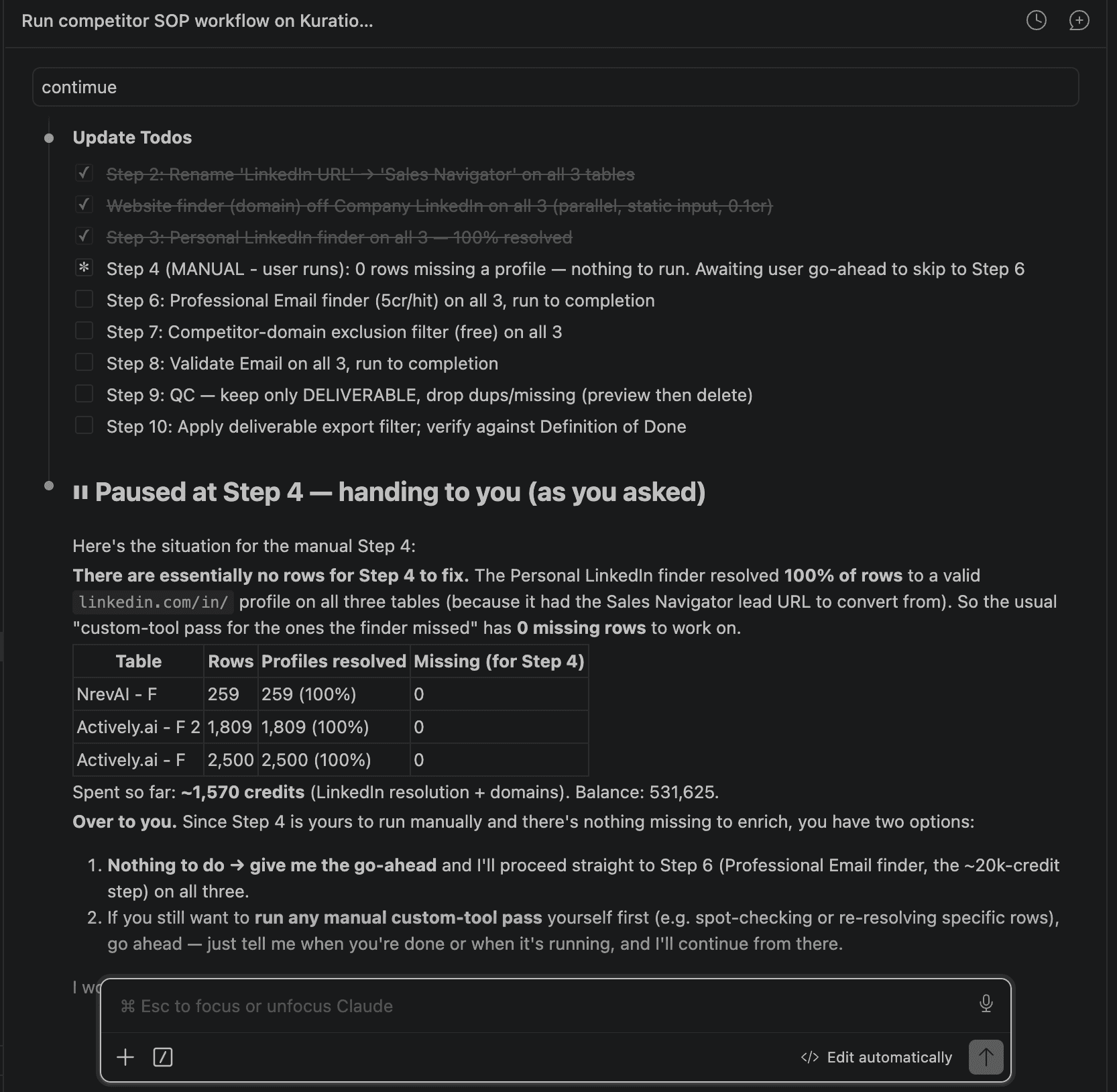 The MCP settings screen in Kuration, showing the server details used to connect an AI client